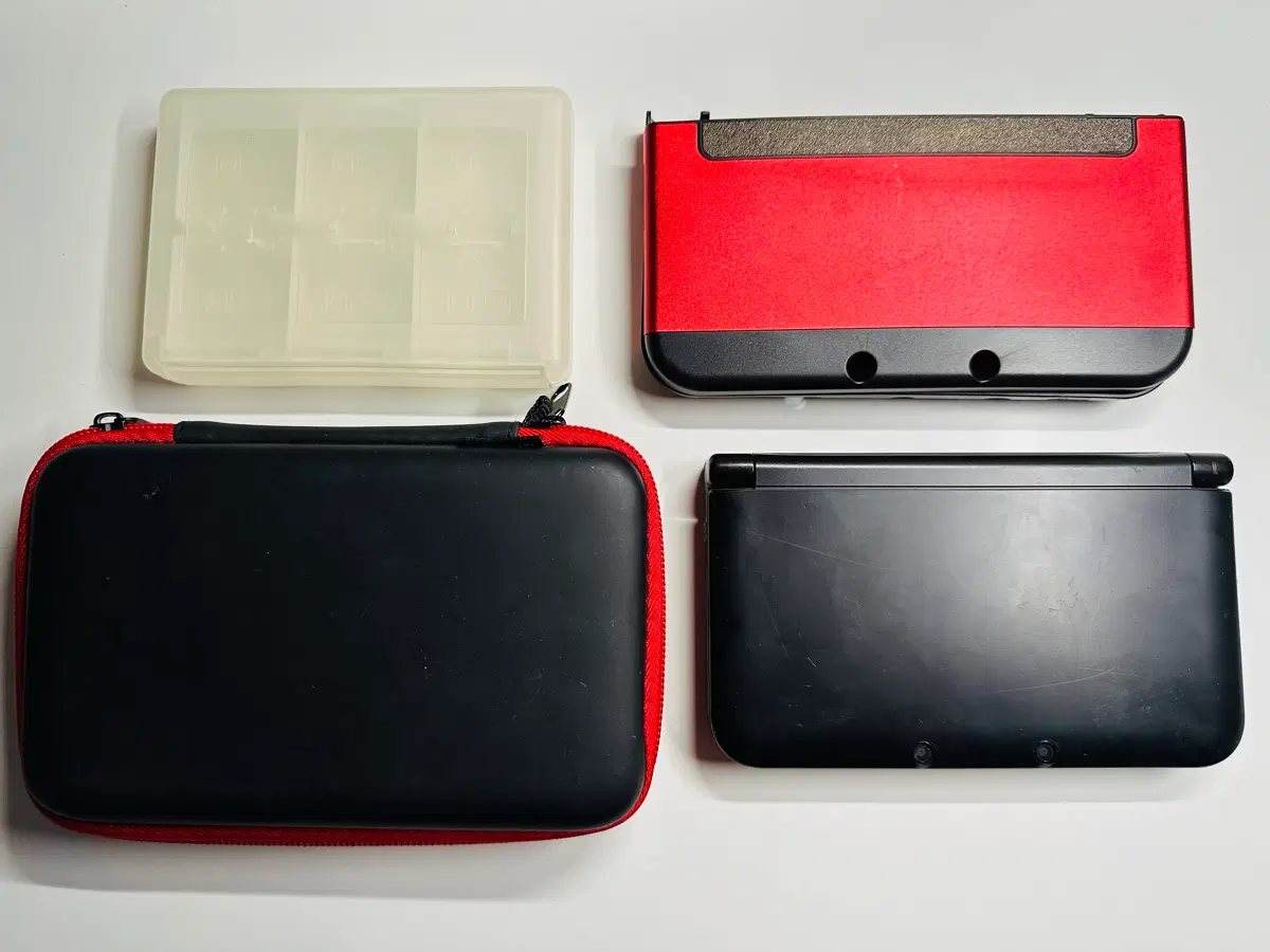 닌텐도 구큰다수 3DS XL 블랙 하우징 정크 및 구성품들 판매 (작다수, 2DS)