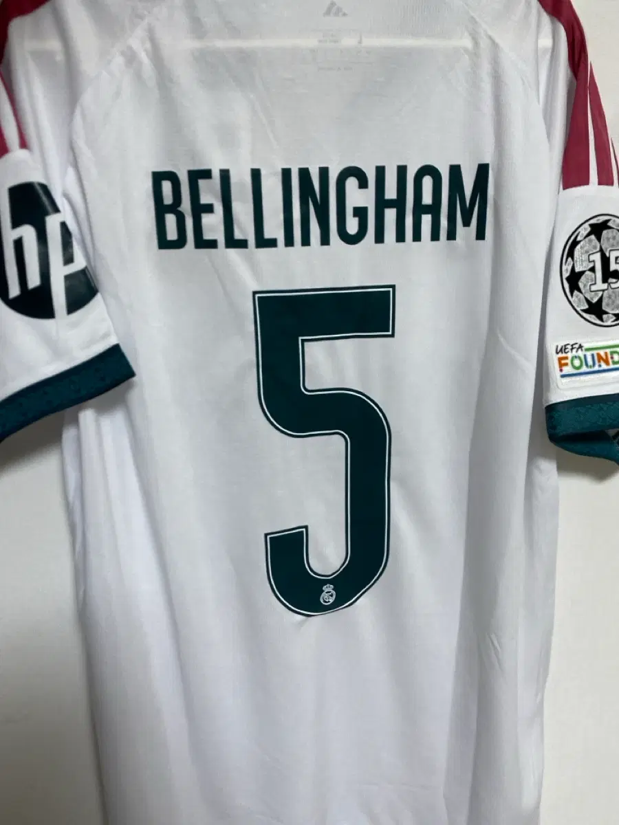(새상품) 26-27 레알 마드리드 홈 유니폼 No.5 BELLINGHAM