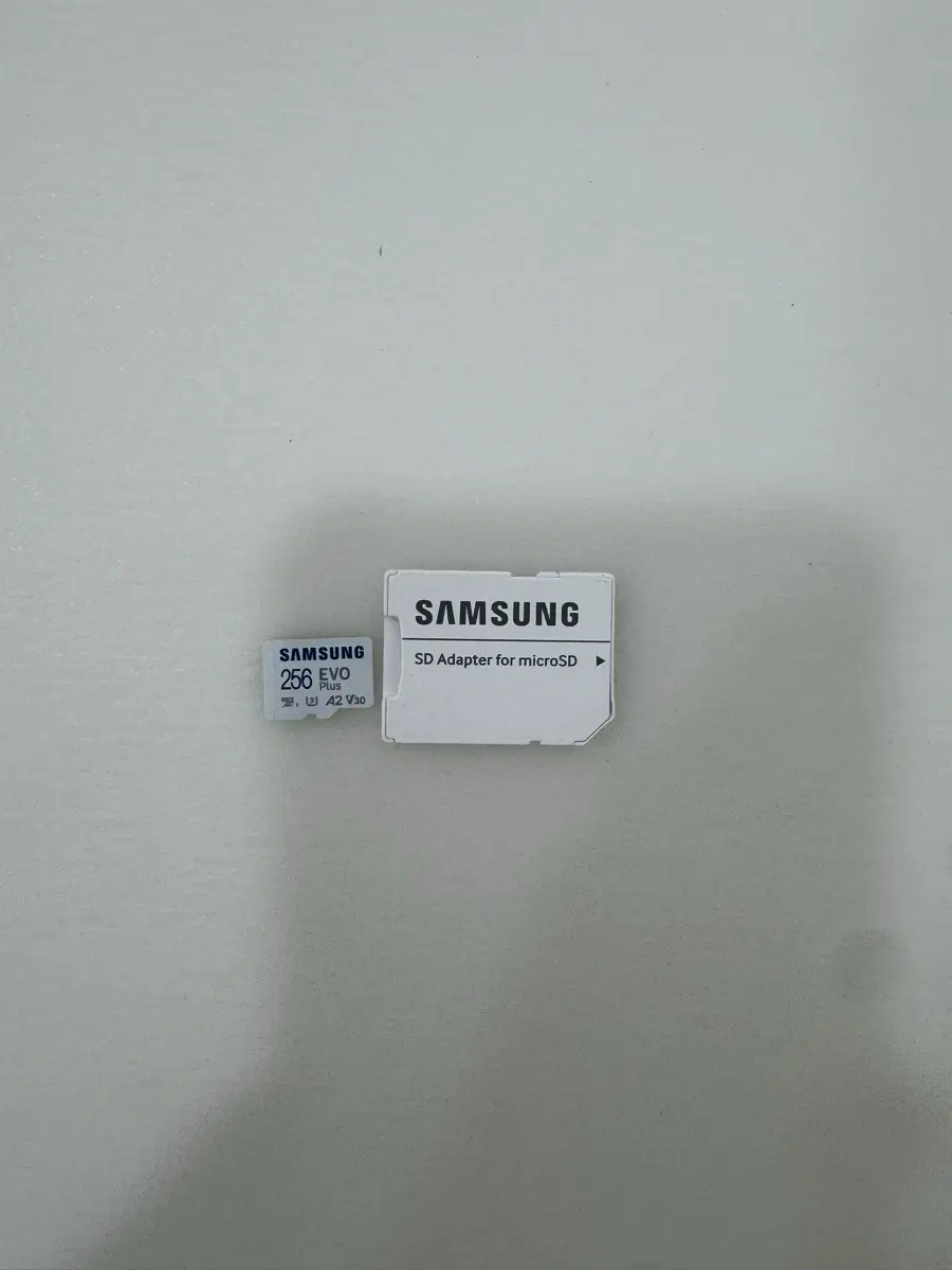 삼성 마이크로 SD카드 256GB EVO PLUS A2 V30 + SD 어댑터 메모리 카드