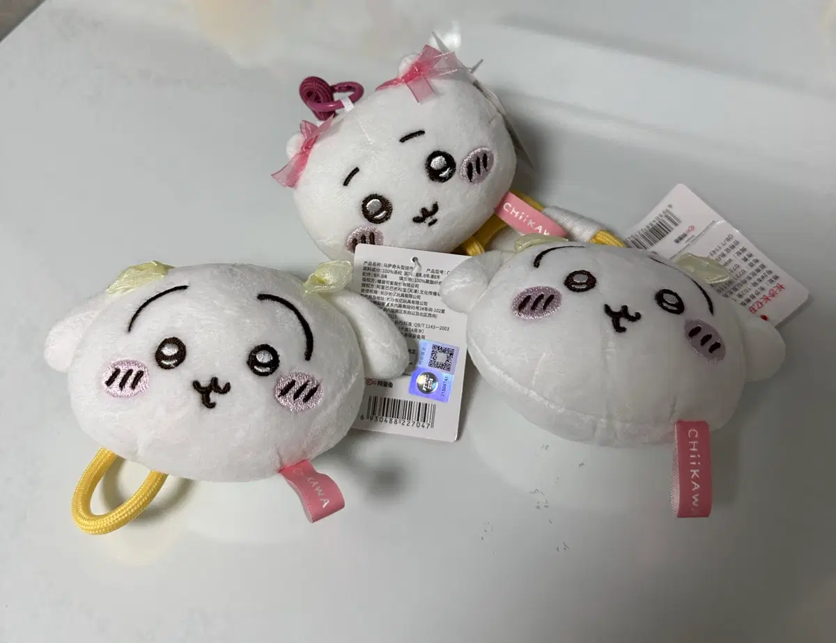 먼작귀 치이카와 우사기 페이스 리본 인형 키링
