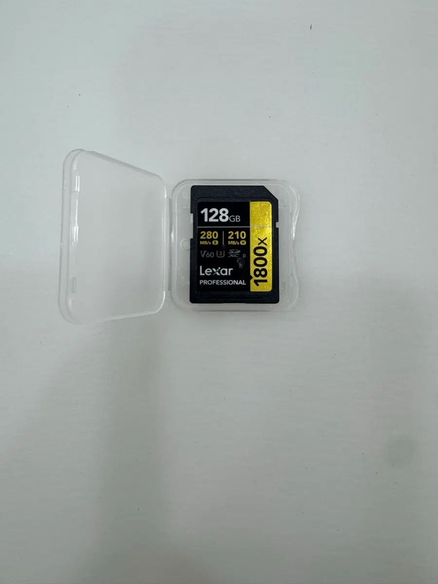 렉사 프로페셔널 SD 카드 128GB 1800X V60 메모리 카드