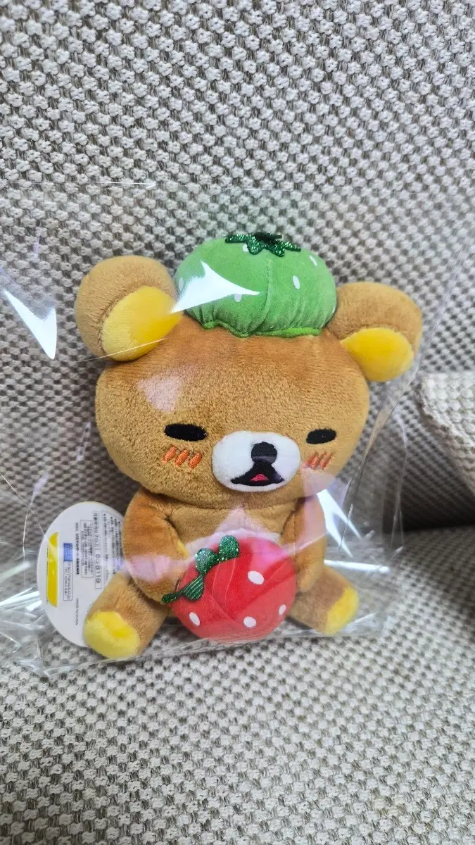 [고전/택ㅇ] 고전 리락쿠마 딸기 모자 인형[가격]