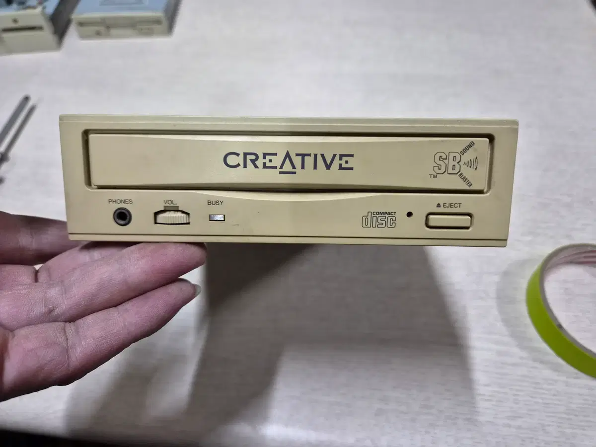 Creative CR-563-B 2배속 IDE CD롬 드라이브 테스트못함