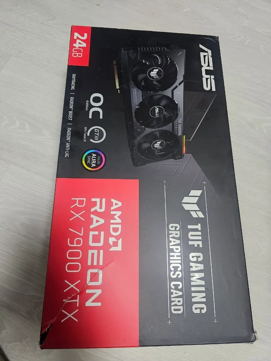 asus tuf 7900xtx 그래픽카드