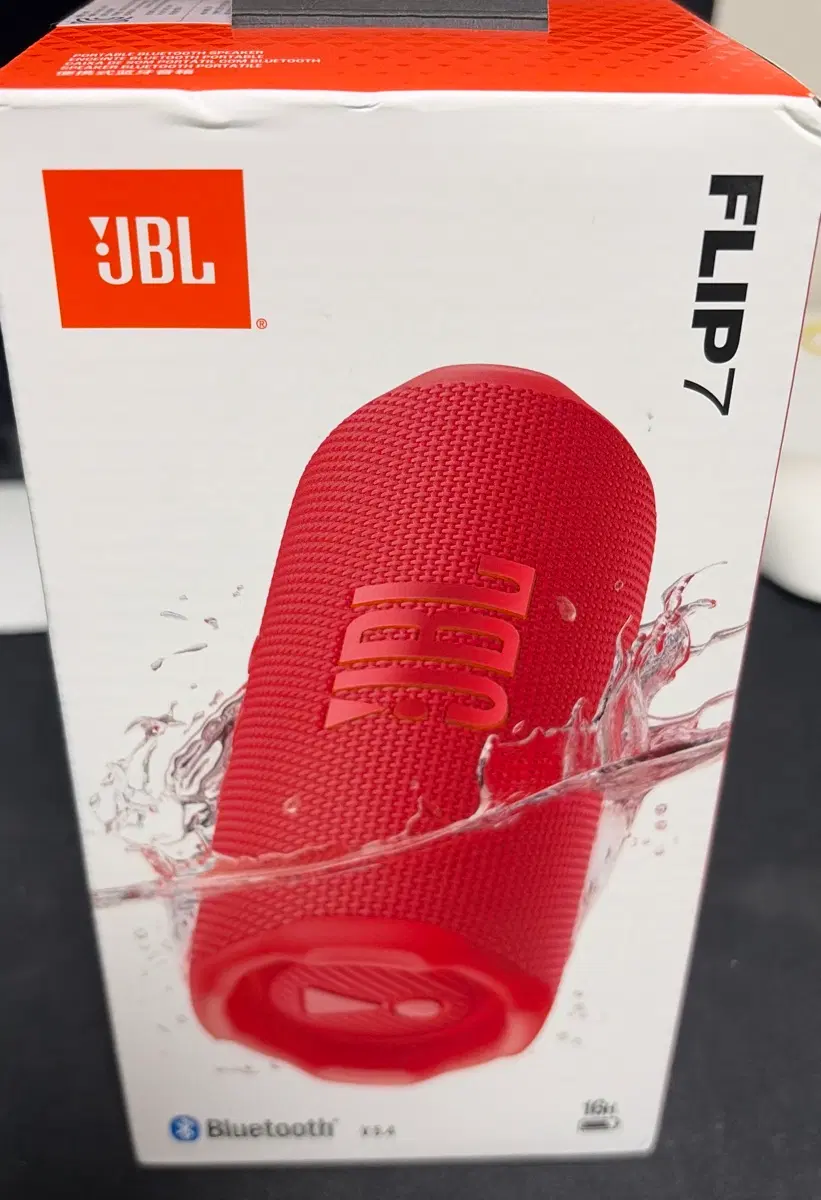 JBL FLIP7 휴대용 캠핑 무선 블루투스 스피커 레드