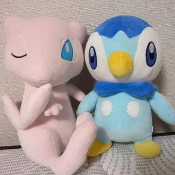 포켓몬 뮤우 팽도리 봉제 인형 2세트
