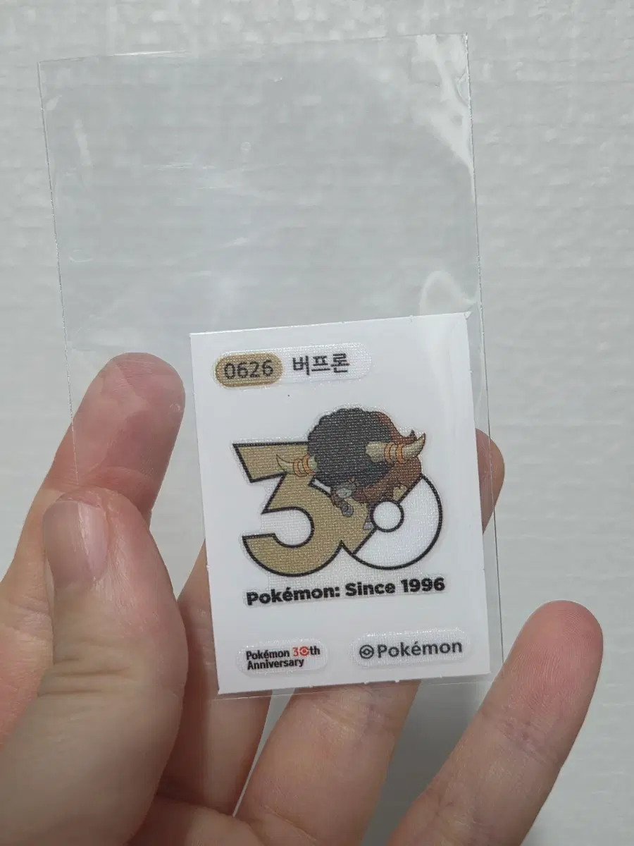 포켓몬스터 30주년 버프론 띠부실 스티커