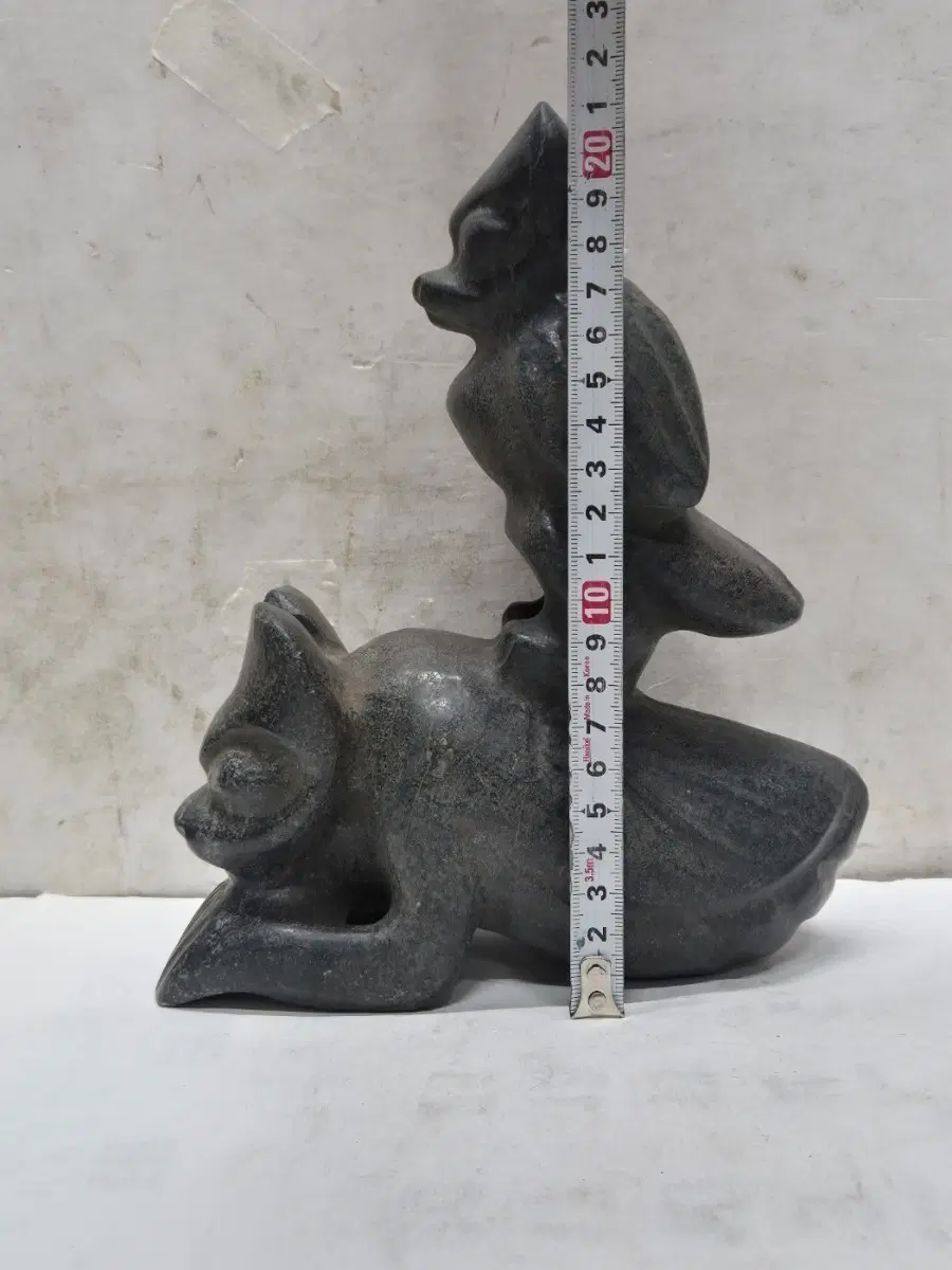 자석이 붙는 홍산문화 흑피옥 (267번)