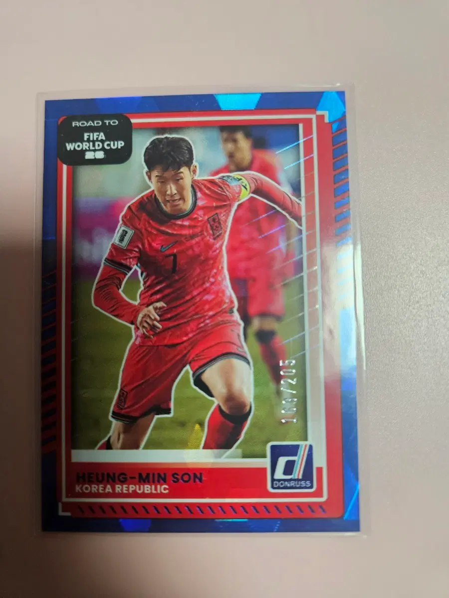 손흥민 205장 한정 2025 Donruss 블루 프리즘