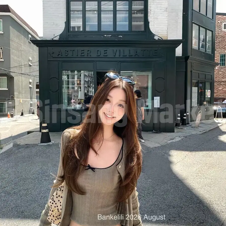 [빠른발송] 투피스 로하 나시 가디건세트 간절기 슬림핏 발레코어 페미닌