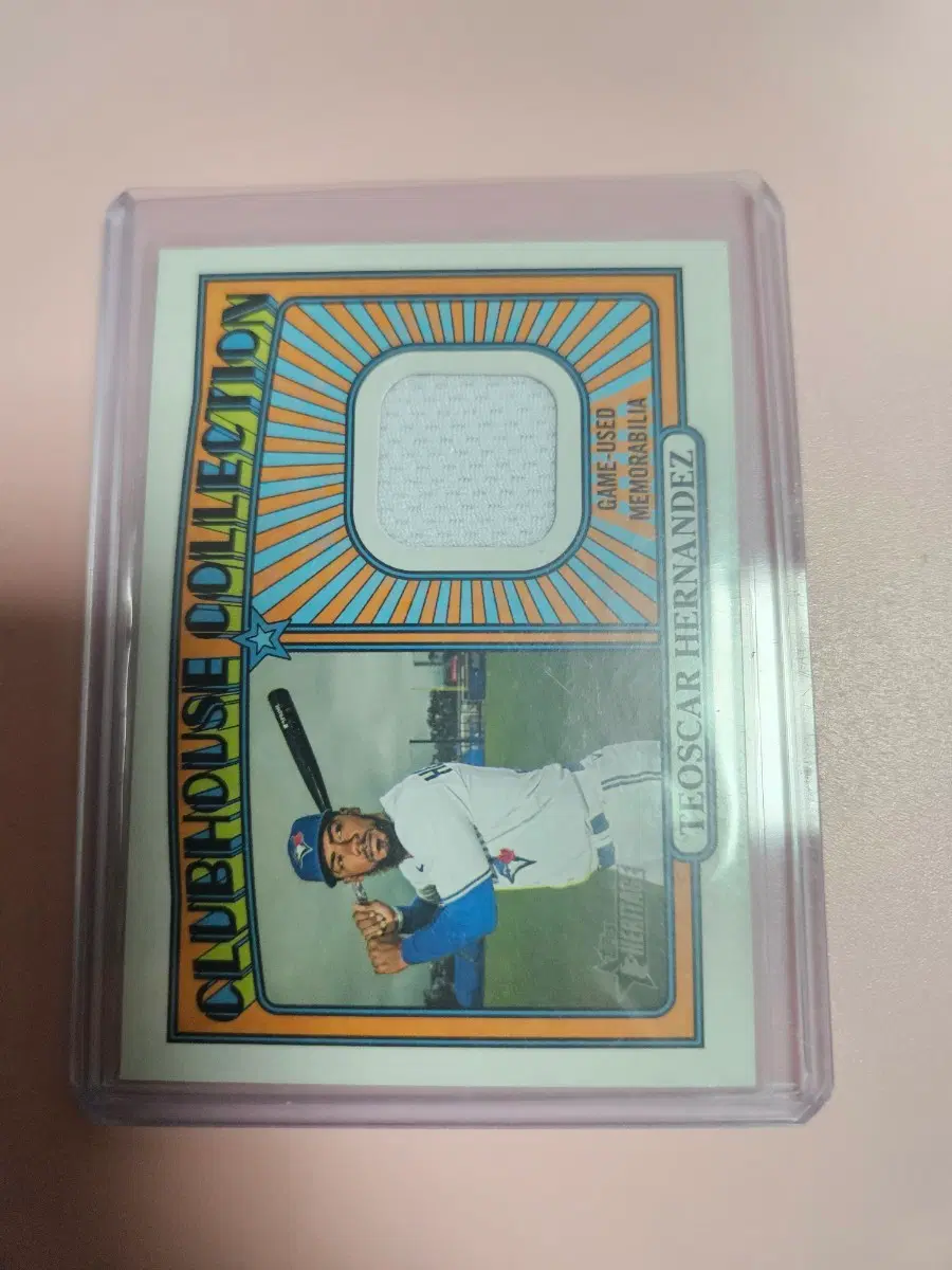 토론토)테오스카 에르난데스 2021 Topps 저지 카드