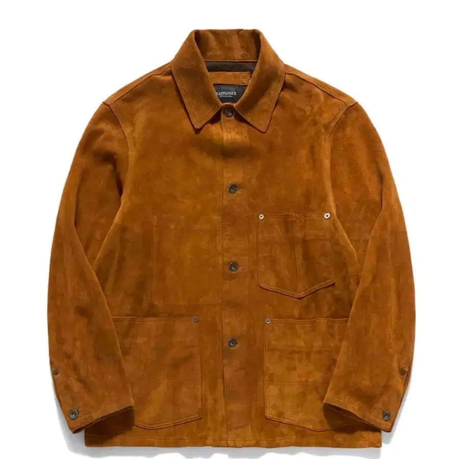 이스트로그 워크 래더 자켓 베이지 스웨이드 Railman Work Leather Jacket - Beige Suede