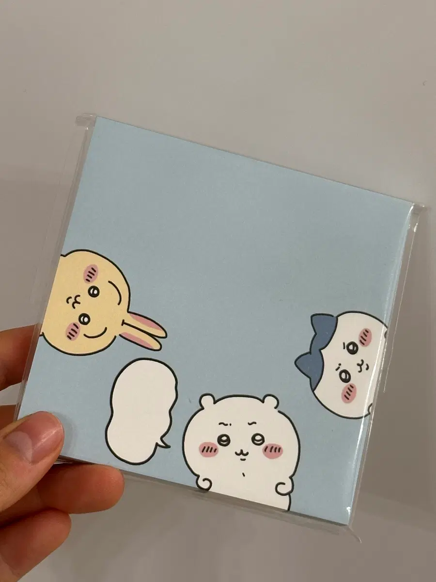 치이카와 우사기 하치와레 떡메모지 떡메 문구 다꾸 포용