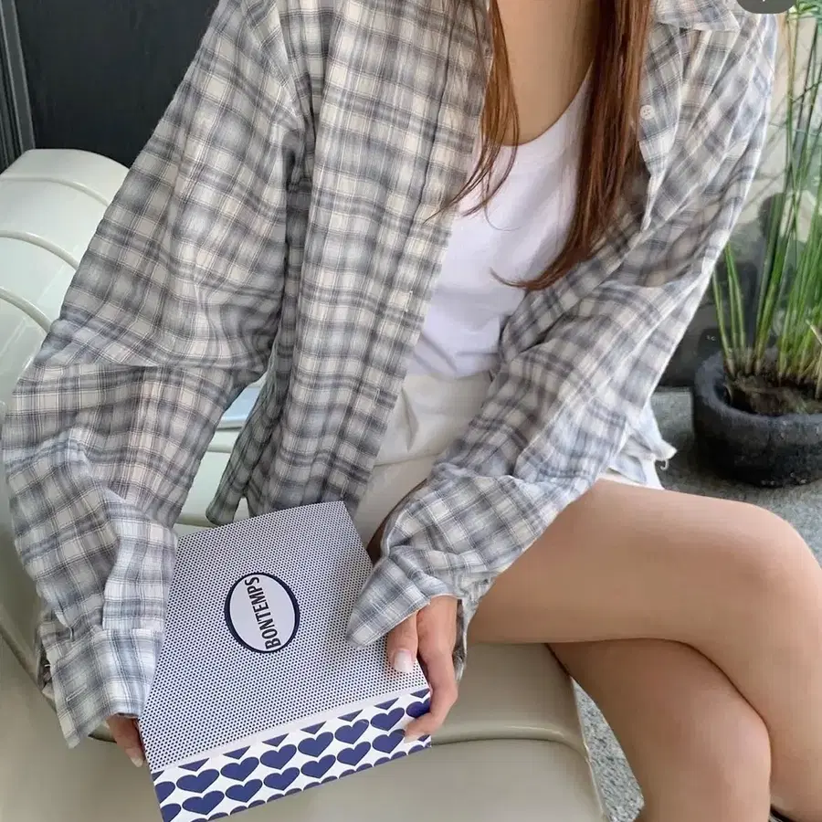 리즈 더위시 체크셔츠