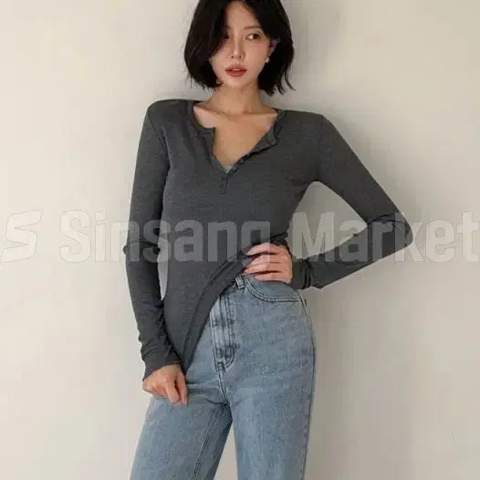 [빠른발송] 유나t 시스루 레이어드티 섹시 슬림핏 사계절판매 얇은티 간절