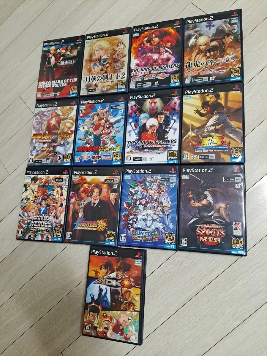 PS2 네오지오 컬렉션(1~12) & ADK혼 팝니다.^^