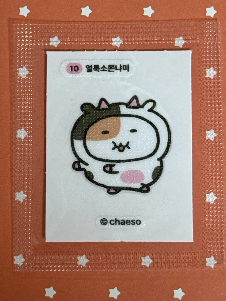 얼룩소 쫀냐미 띠부씰