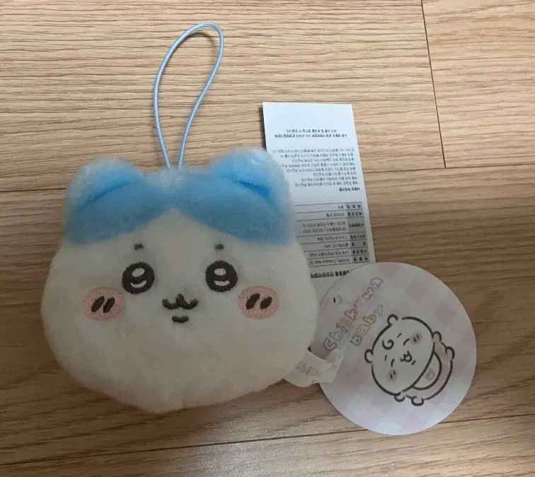 [새상품] 먼작귀 치이카와 하치와레 베이비 링링 페이스 오카오 마스코트 인형 키링