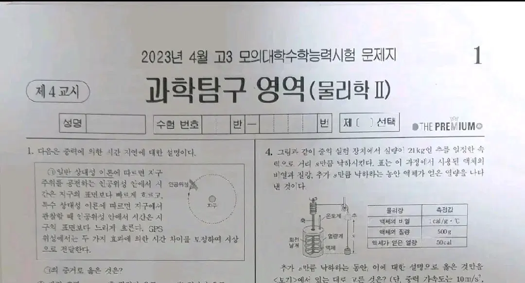 물리학2 더프리미엄, 이투스, Quel 모의고사 13회분