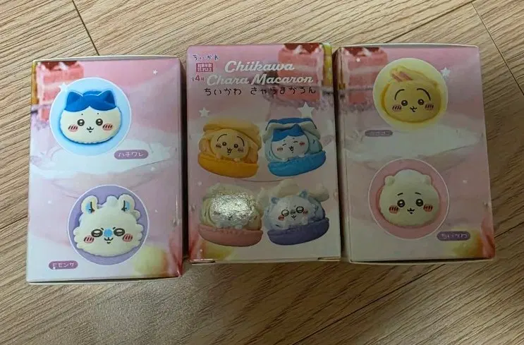 먼작귀 치이카와 마카롱 피규어 3종 랜덤 일괄