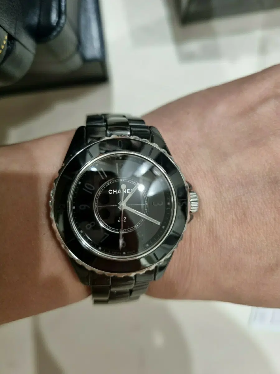 샤넬j12 33mm 블랙팬텀