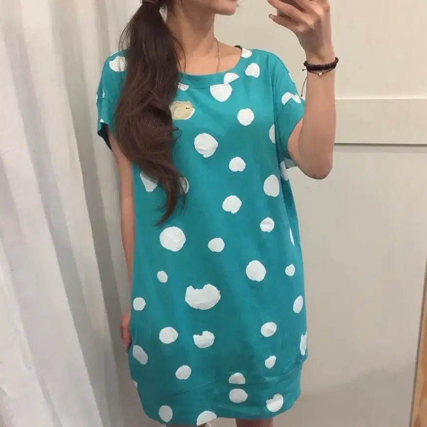 Tsumori Chisato 츠모리치사토 괴짜 모리걸 도트 원피스