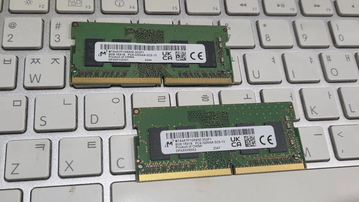 노트북용 8g 메모리 ddr4-3200 3개 팝니다