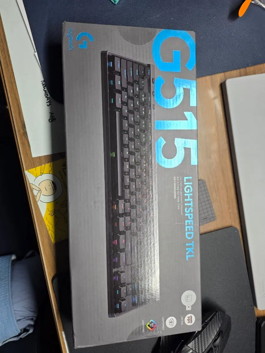 로지텍 G515 LIGHTSPEED TKL 키보드 갈축 미개봉