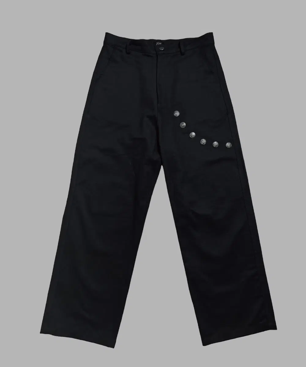 225 6button pants (black) 팬츠 바지 블랙