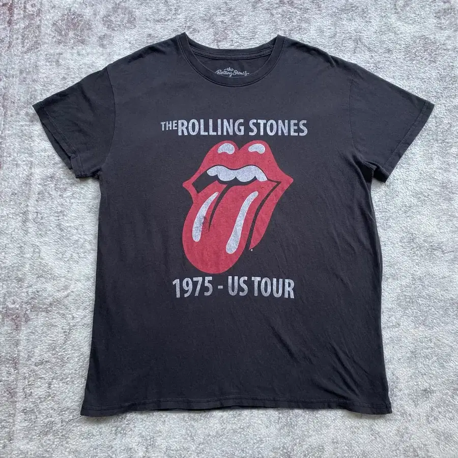 (XXL) 롤링스톤즈 1975 US Tour 밴드티 티셔츠