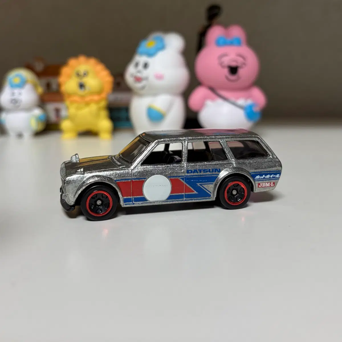 핫휠 DATSUN 510 왜건 실버 Zamac JDM 미니카 다이캐스트
