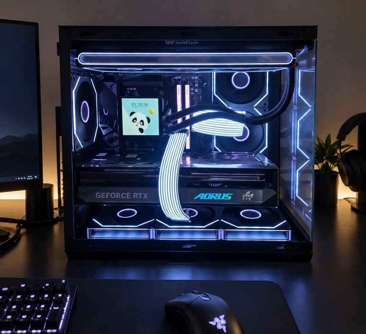 라이젠9800x3d rtx5080 어로스마스터 신품본체