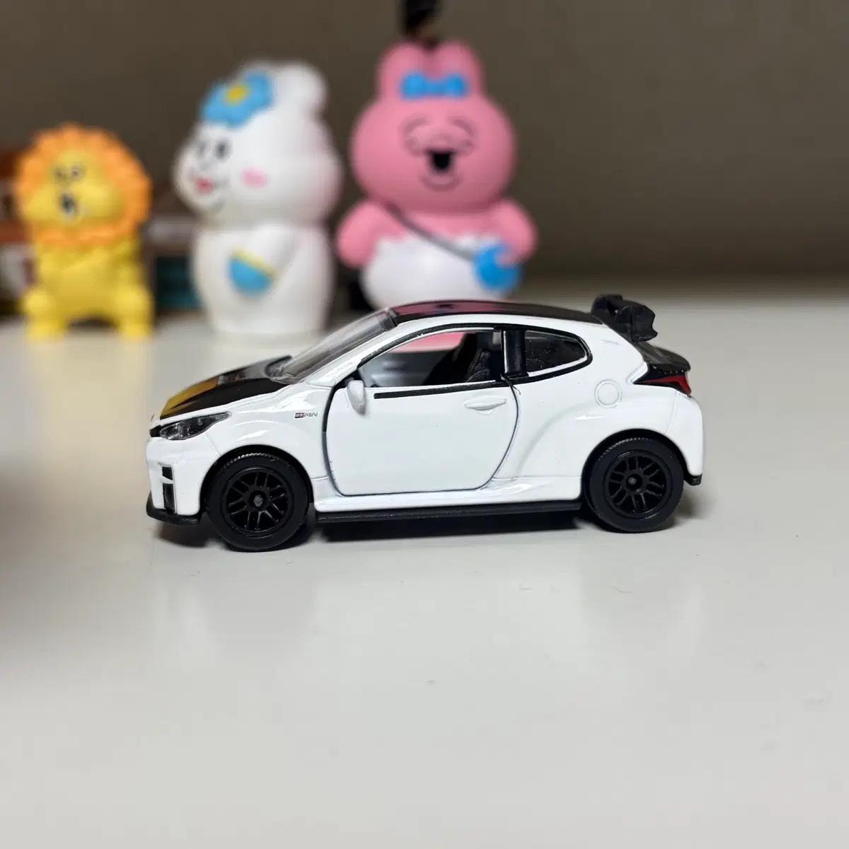 마조렛 도요타 GRMN 야리스 화이트 jdm 미니카 다이캐스트