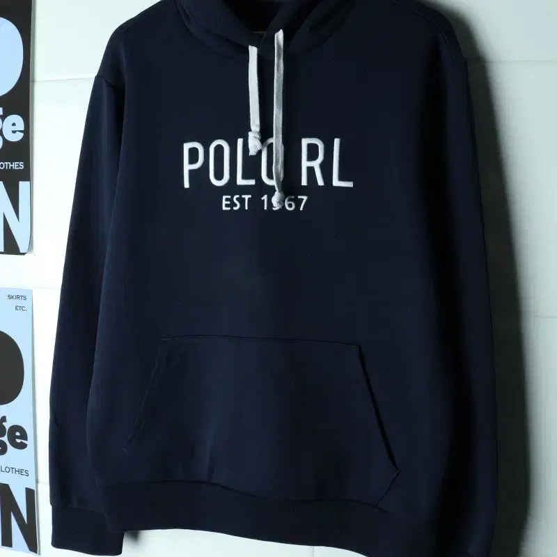 (L-XL) 폴로 랄프로렌 후드티셔츠 USA 빅로고 네이비-H40399
