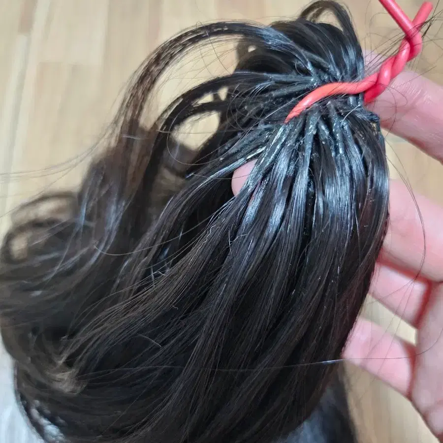 붙임머리18인치