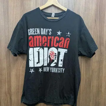 그린 데이 American Idiot 티셔츠 블랙e-004