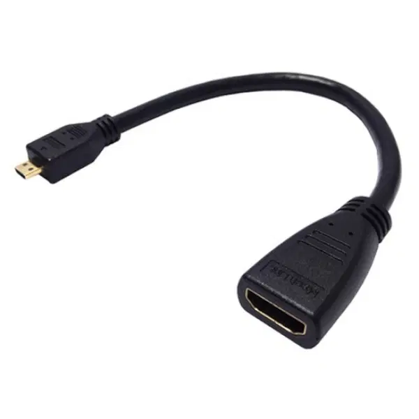 단방향 HDMI to Micro HDMI 케이블형 젠더 0.15m