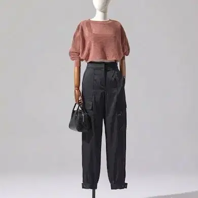 오브제 블랙카고 팬츠(40만원대) 55사이즈