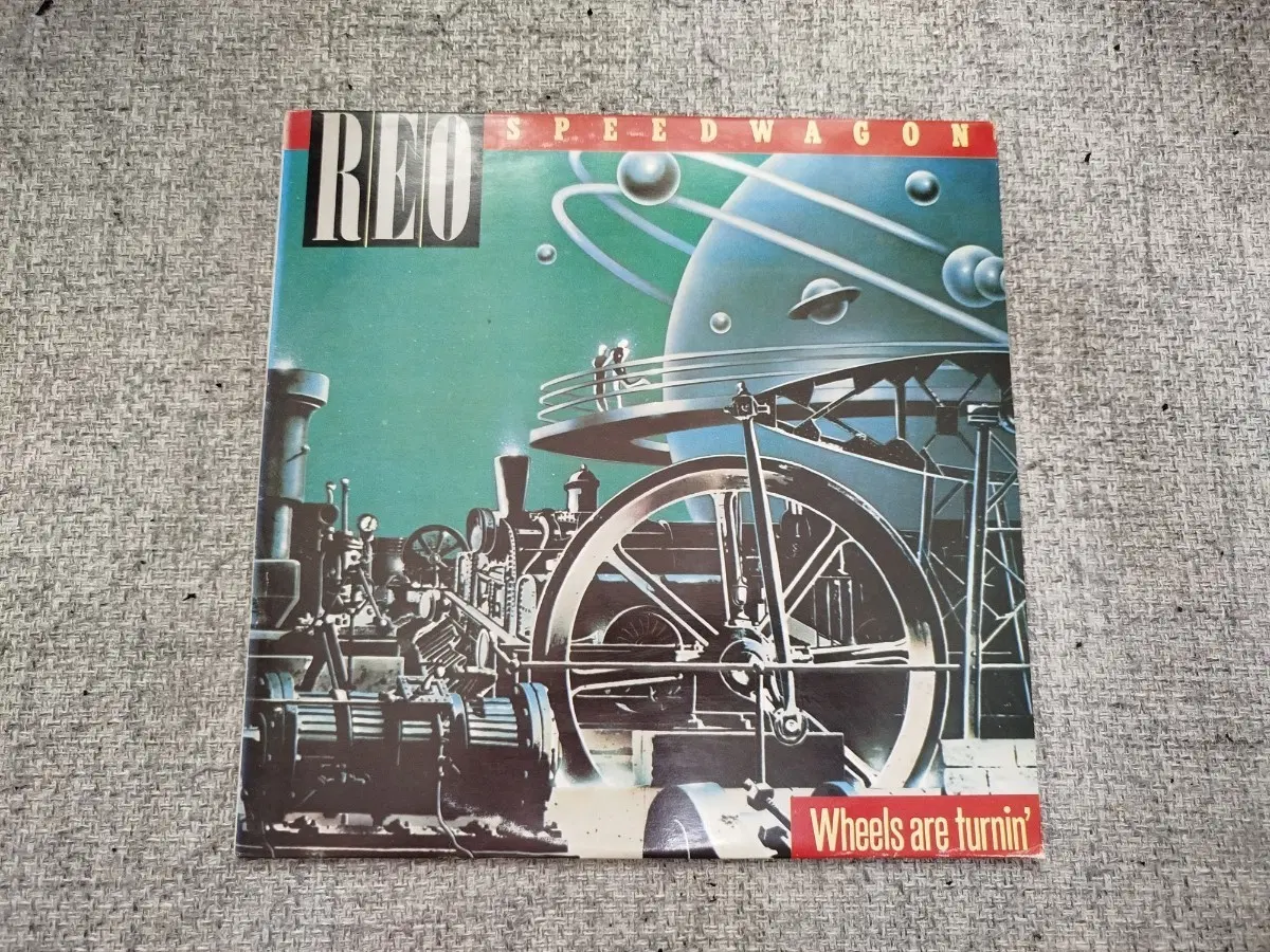 팝 락 LP 엘피 (REO Speedwagon - Wheels Are Turnin)