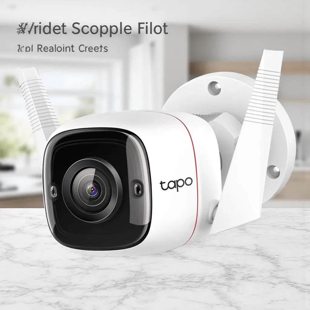 타포 보안 무선 Wi-Fi CCTV 카메라 실외용 Tapo C310 1개