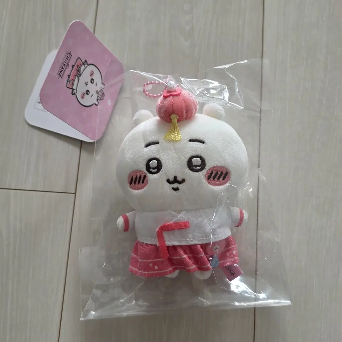 한복 치이카와 마스코트 용치마 인어섬 하치와레 우사기