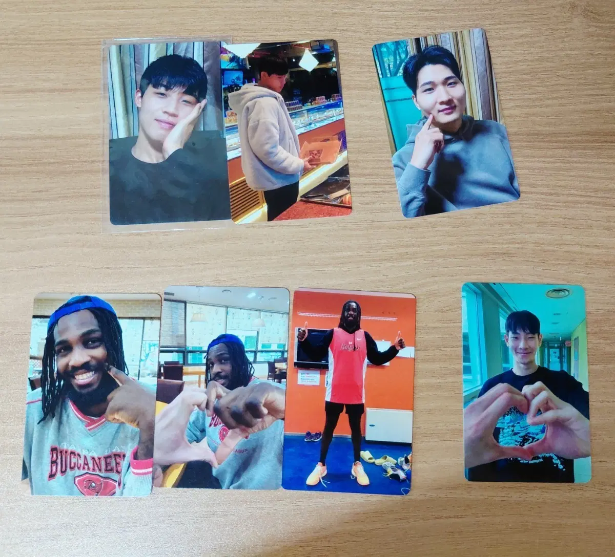 sk나이츠 오재현,워니, 안영준, 김형빈 포토카드
