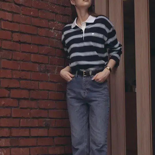 틸아이다이 스트라이프 티셔츠