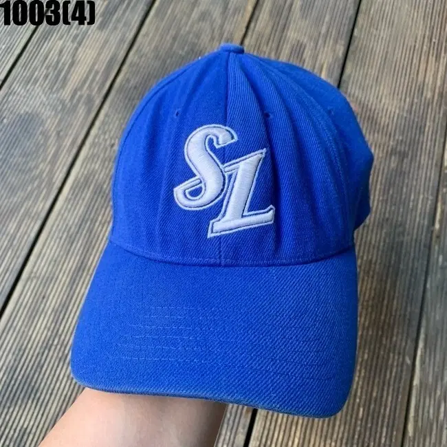 삼성라이온즈 SL 로고 볼캡 블루 1003