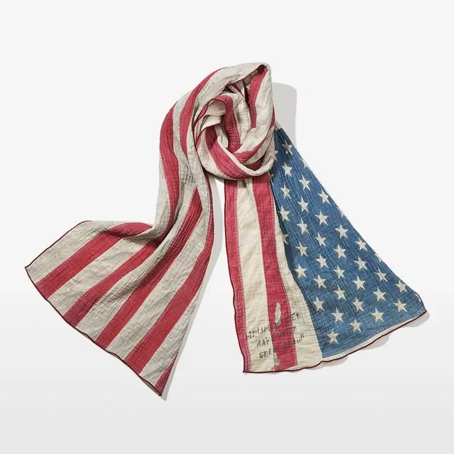 마이네임이즈피터 PETERS USA FLAG SCARF - RED