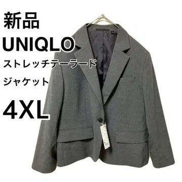 새상품 유니클로 스트레치 테일러드 자켓 4XL 여성 GRAY