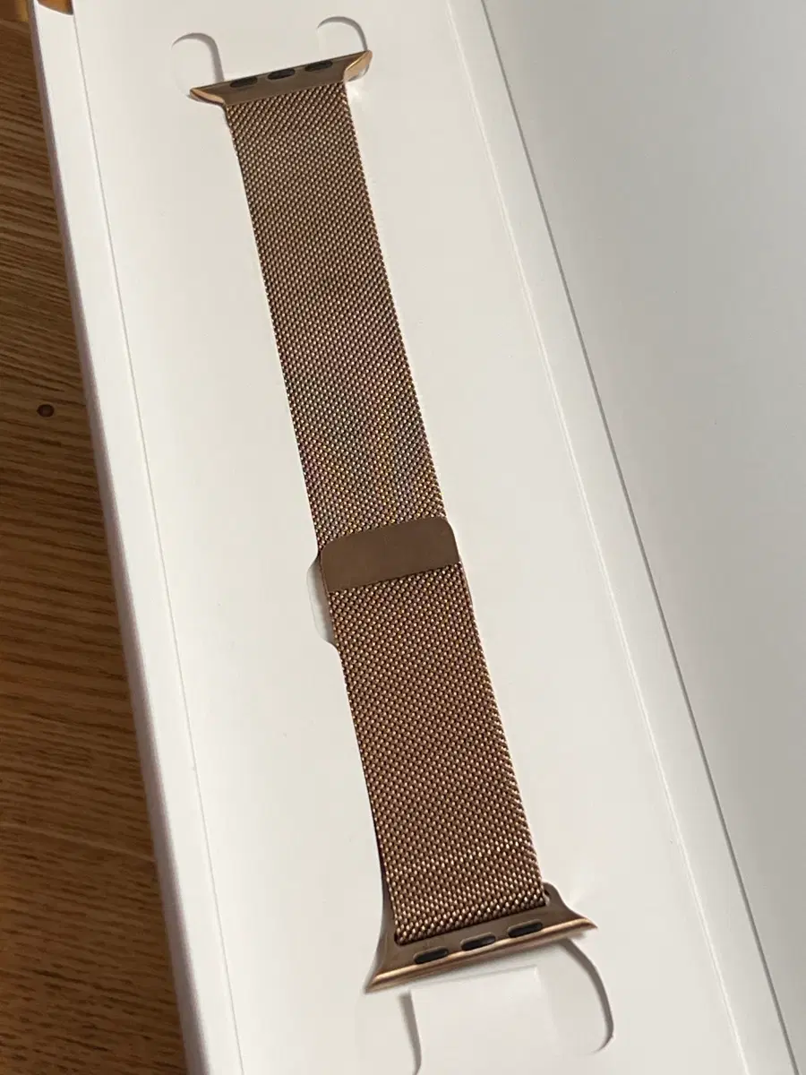 애플 정품 밀레니즈 루프 로즈골드 44mm