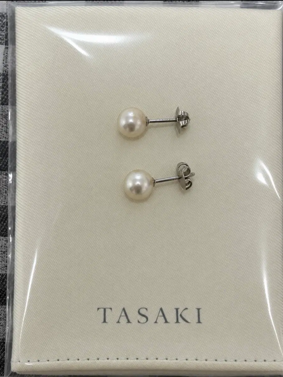 타사키 아코야진주 7.5mm 이어링