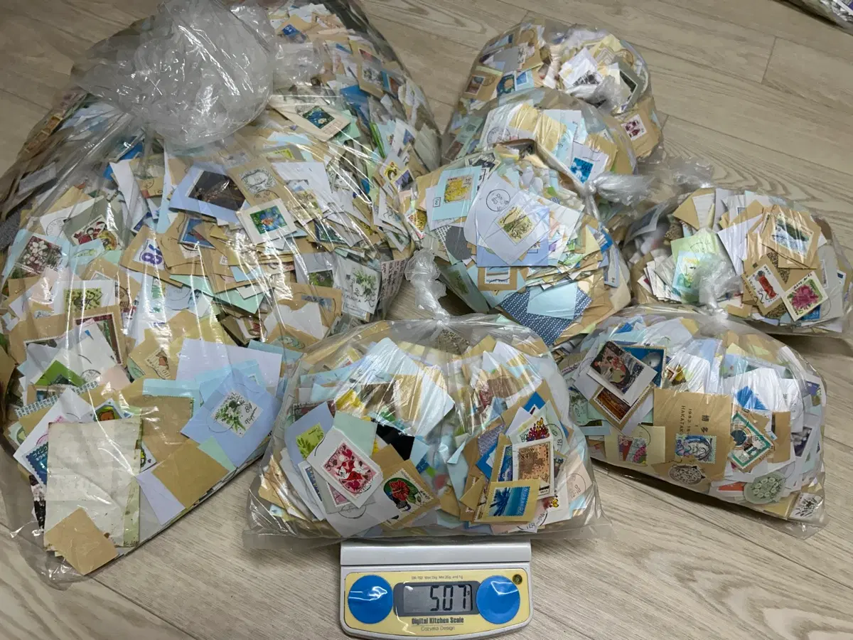 일본사용제우표 500g+6g