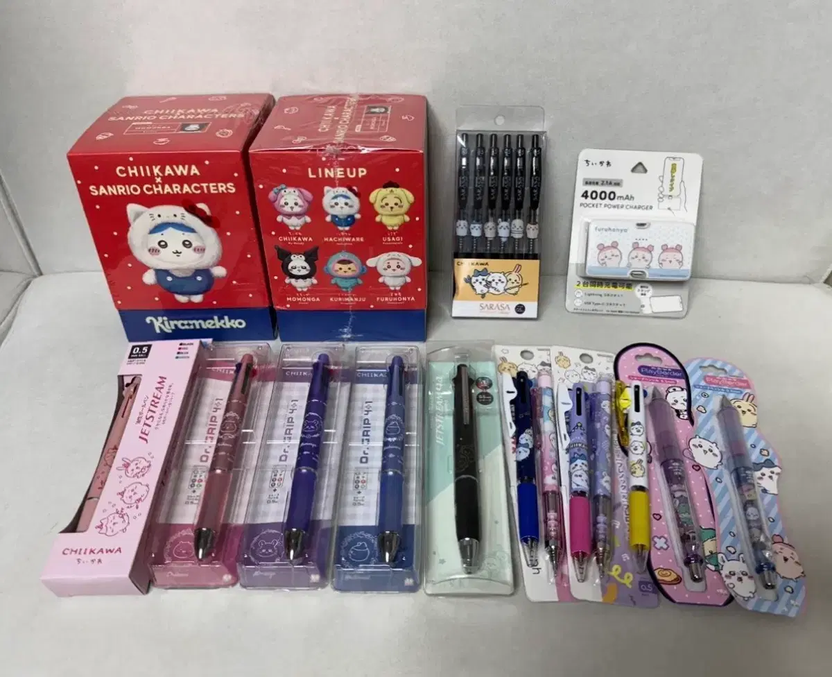 치이카와 닥터그립 치이카와 샤프 볼펜 치이카와 제트스트림 라이트 먼작귀 카니